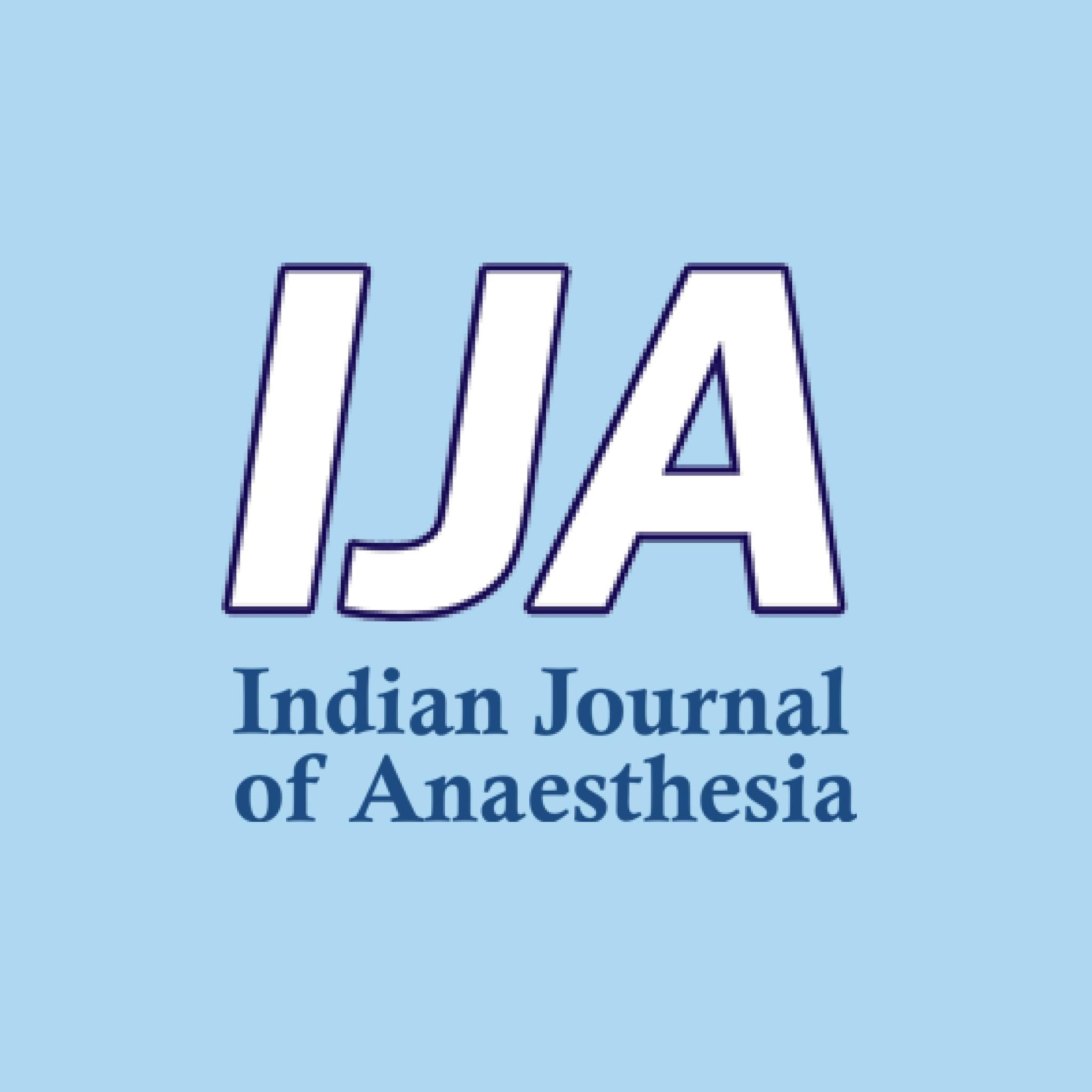 Indian Journal Of Anaesthesia logo
